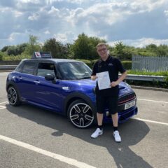 Reece passed his test!