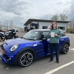 Grace passed her test!