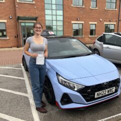 Amelia passed first time!