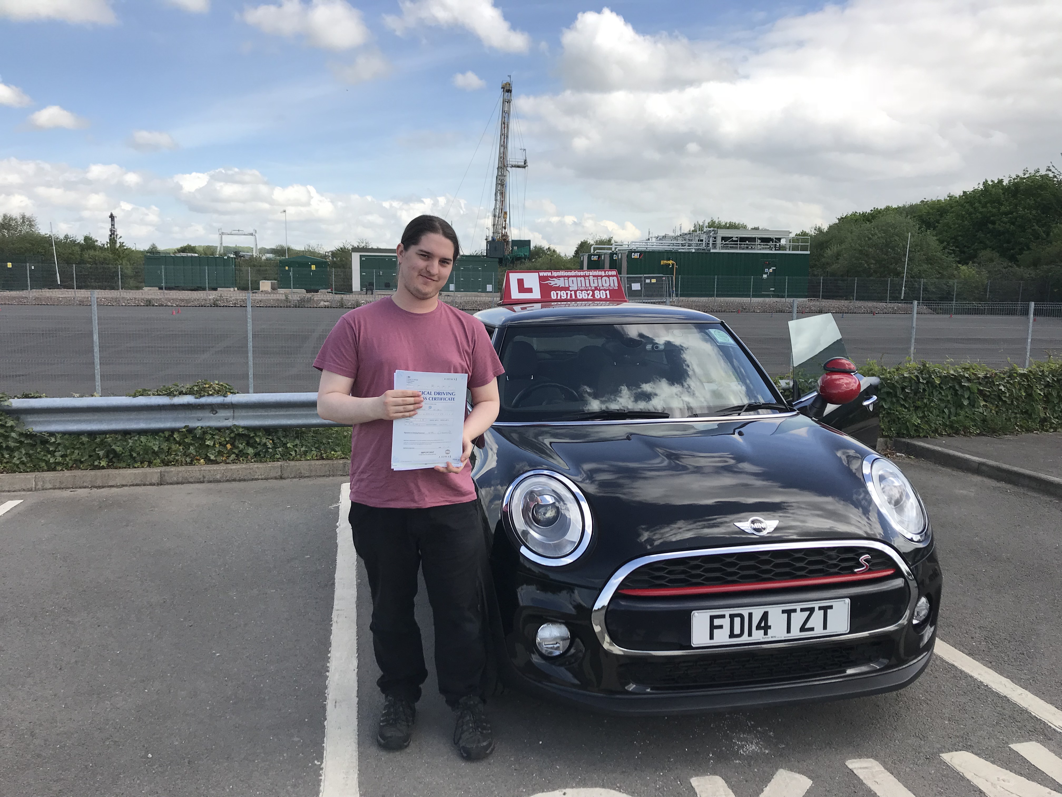 Connor has passed first time!