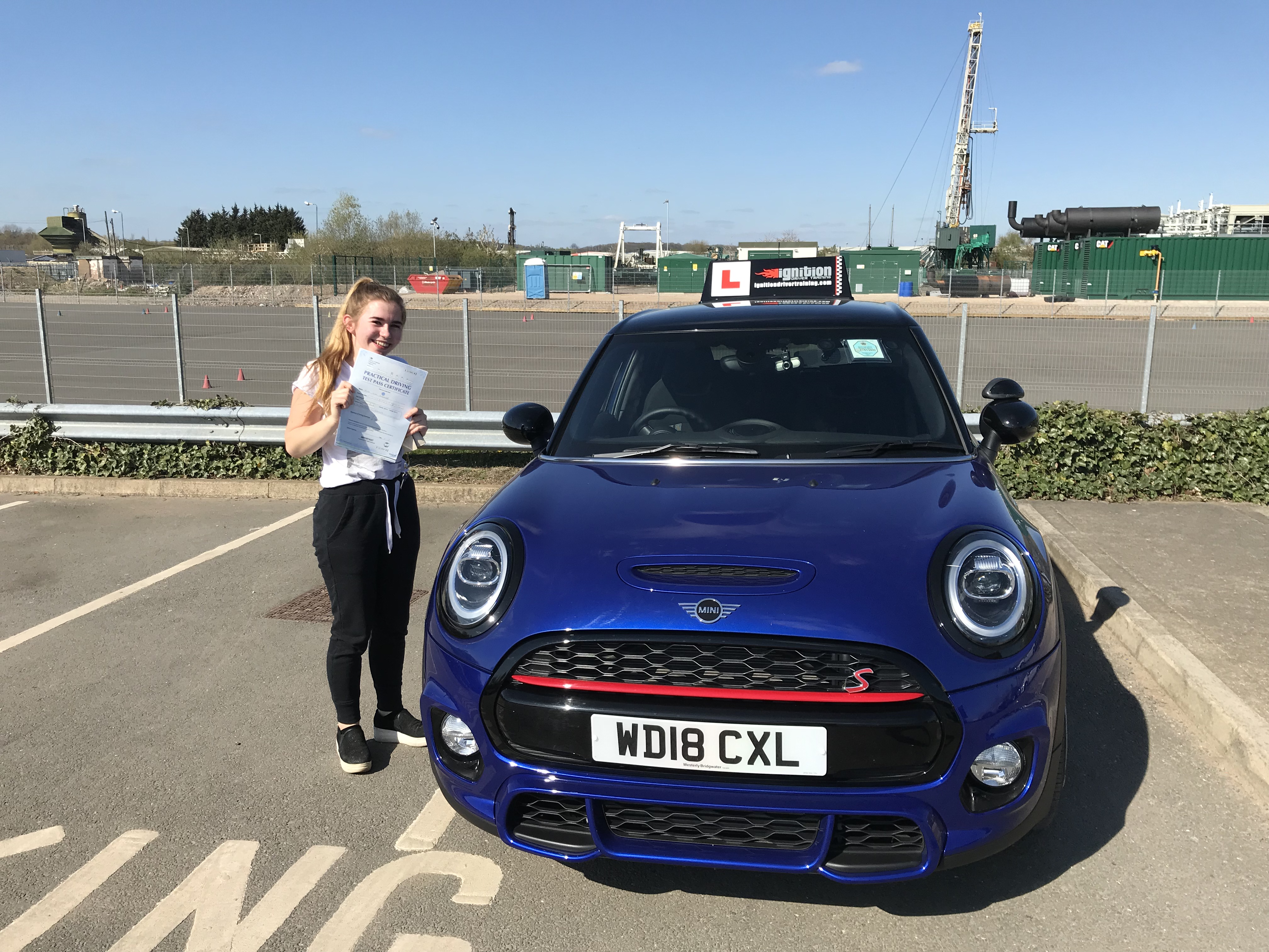 Eva passed first time!