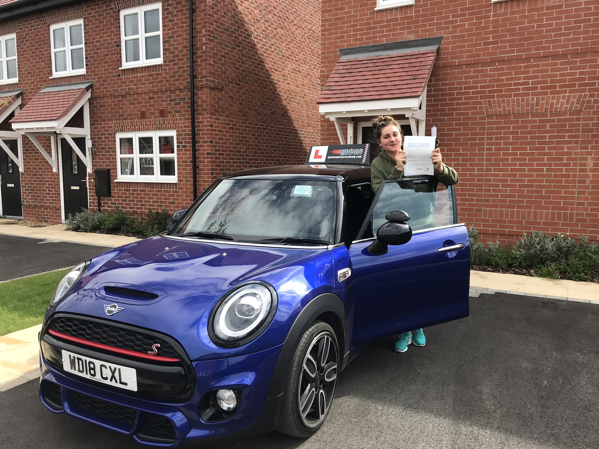 Sophie passed first time!