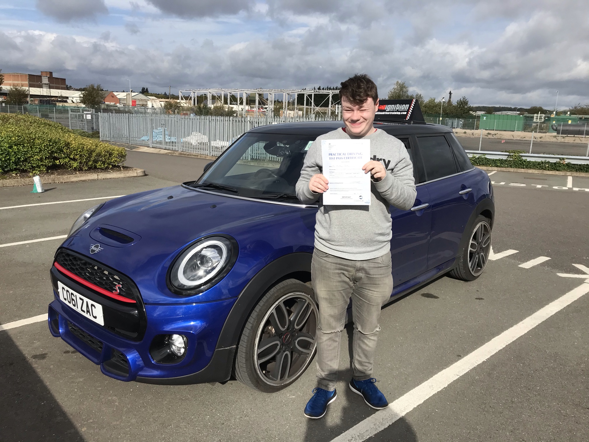 Matthew passed first time!