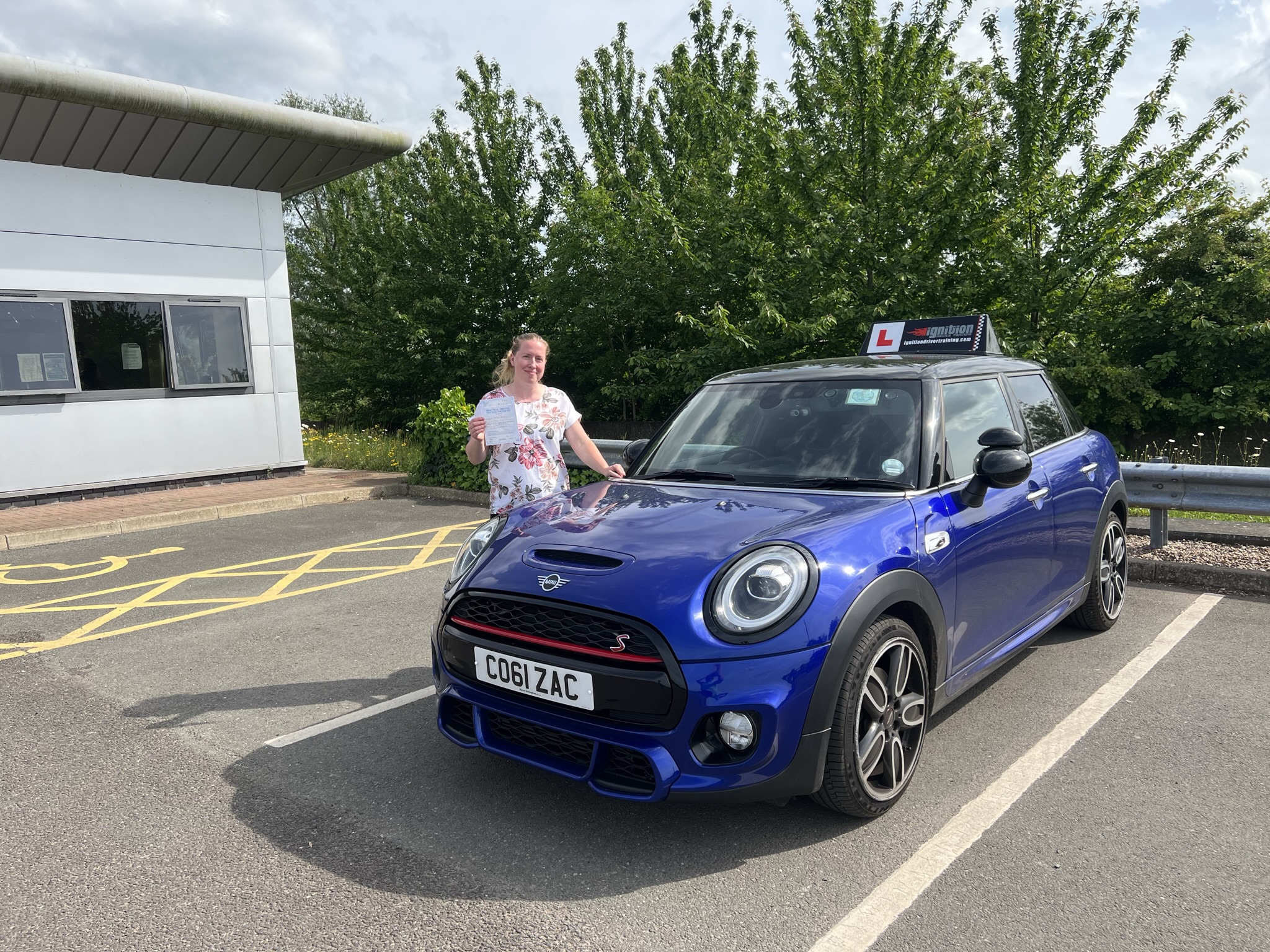 Helen passed first time!