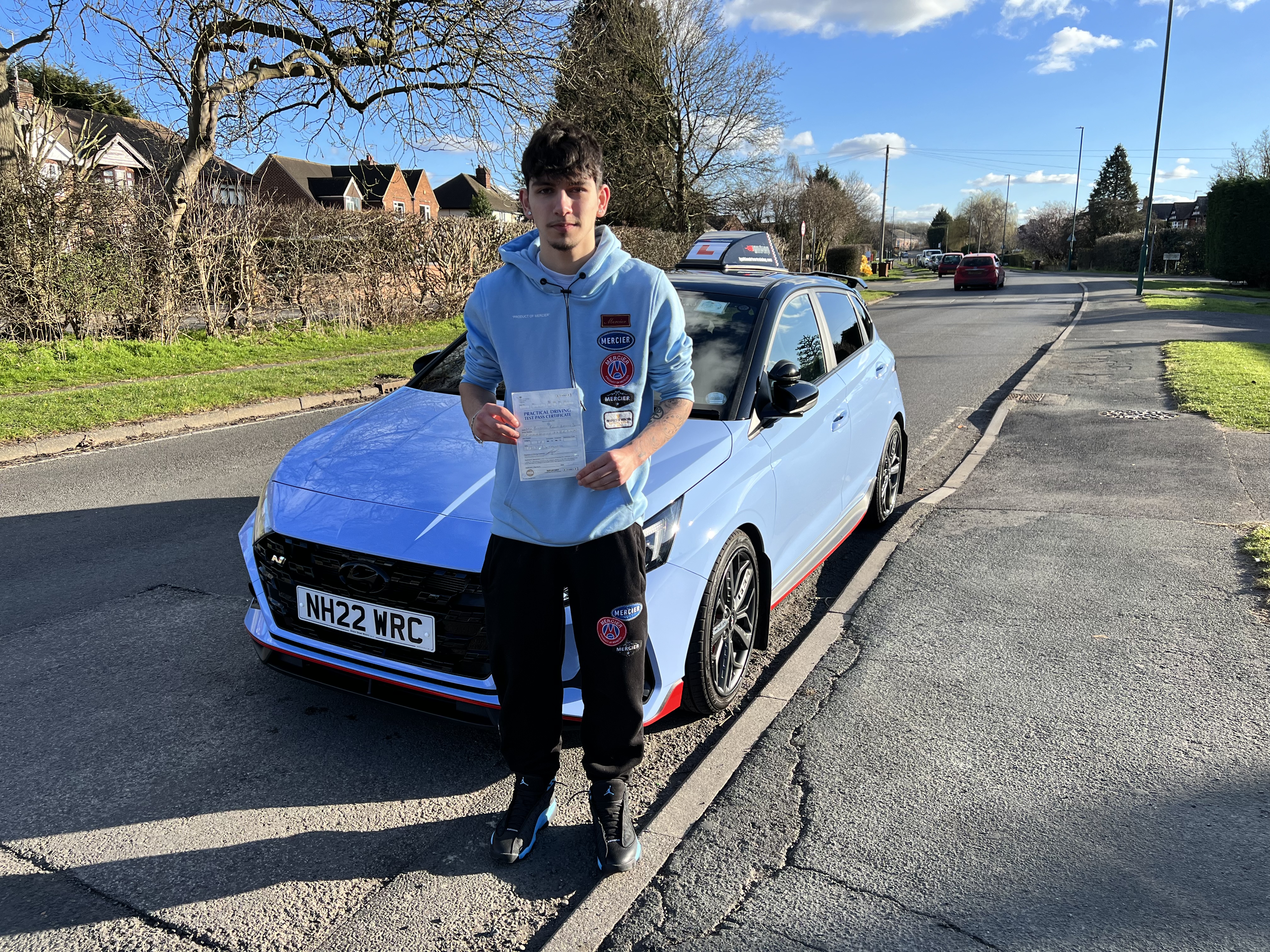 Ben passed first time!