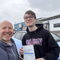 Paul passed his driving test!