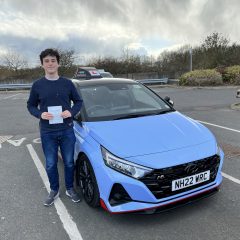 Adam passed first time!