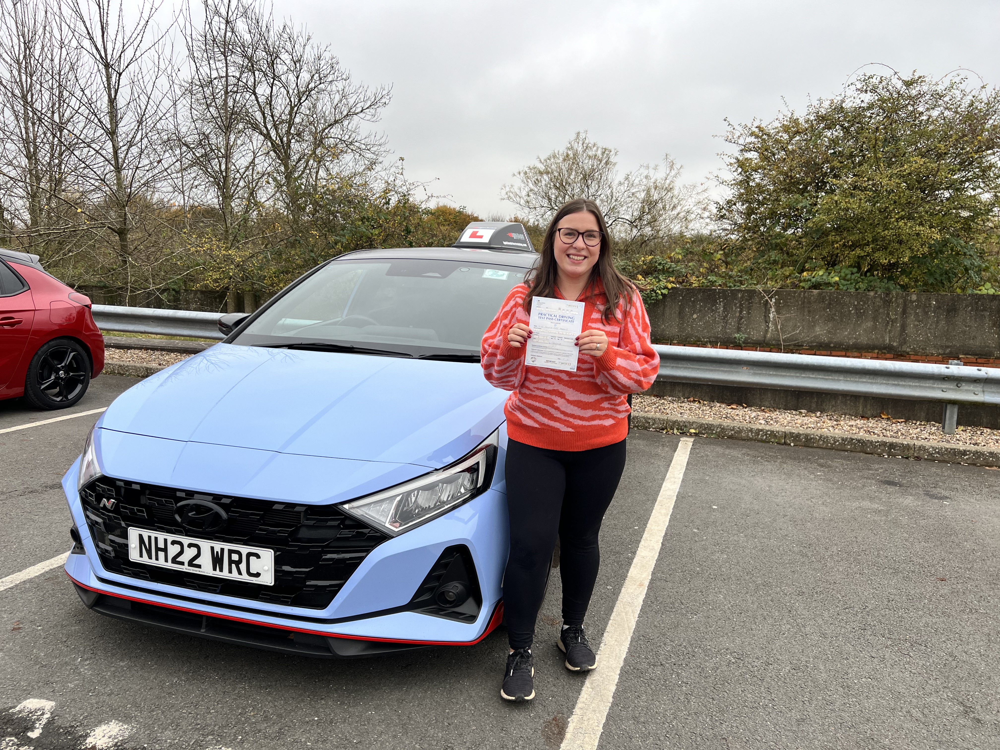 Emma passed first time!