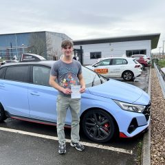 Conor passed first time!