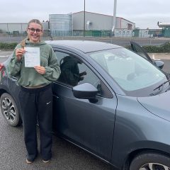Eliza passed first time!