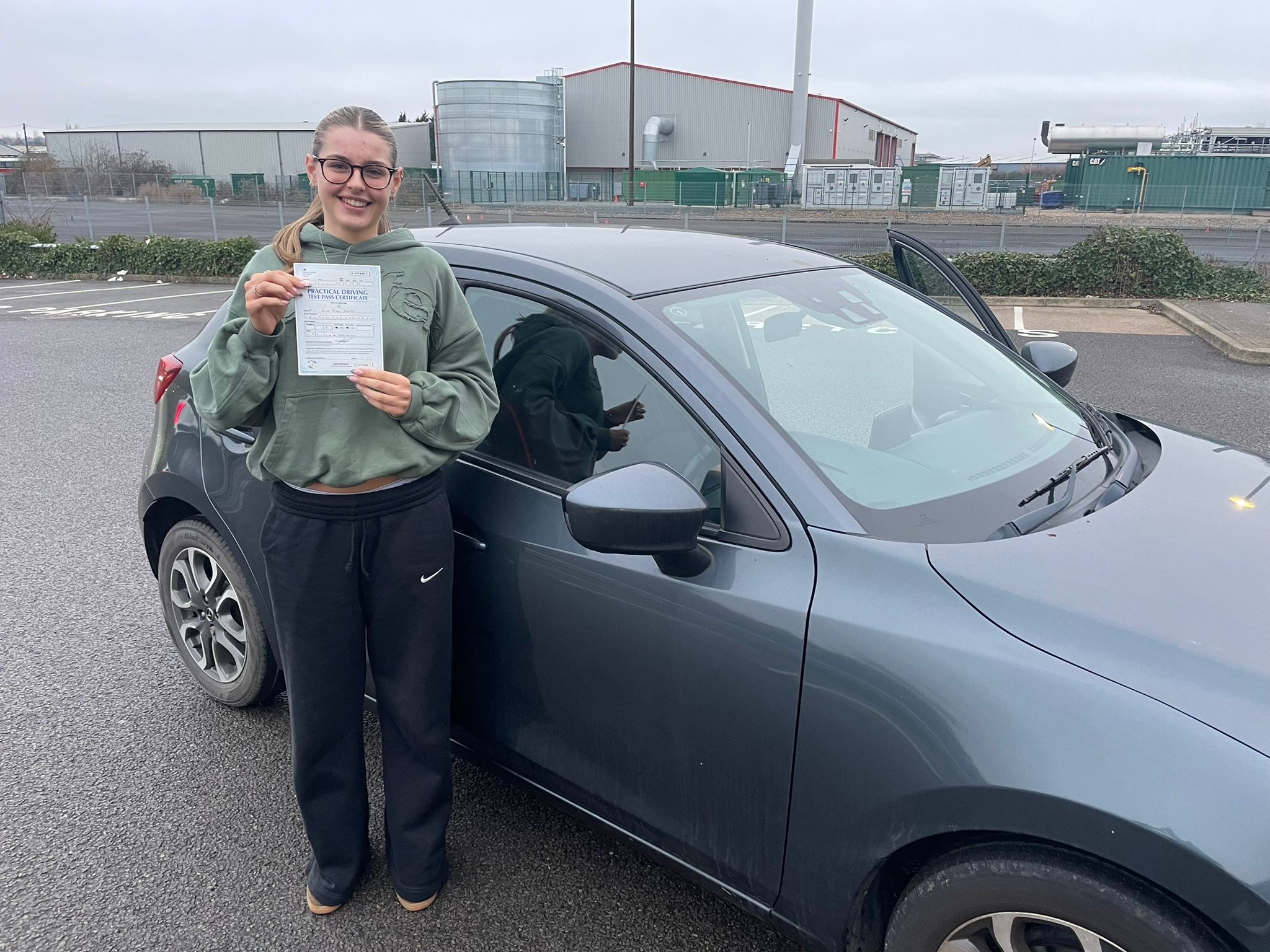 Eliza passed first time!