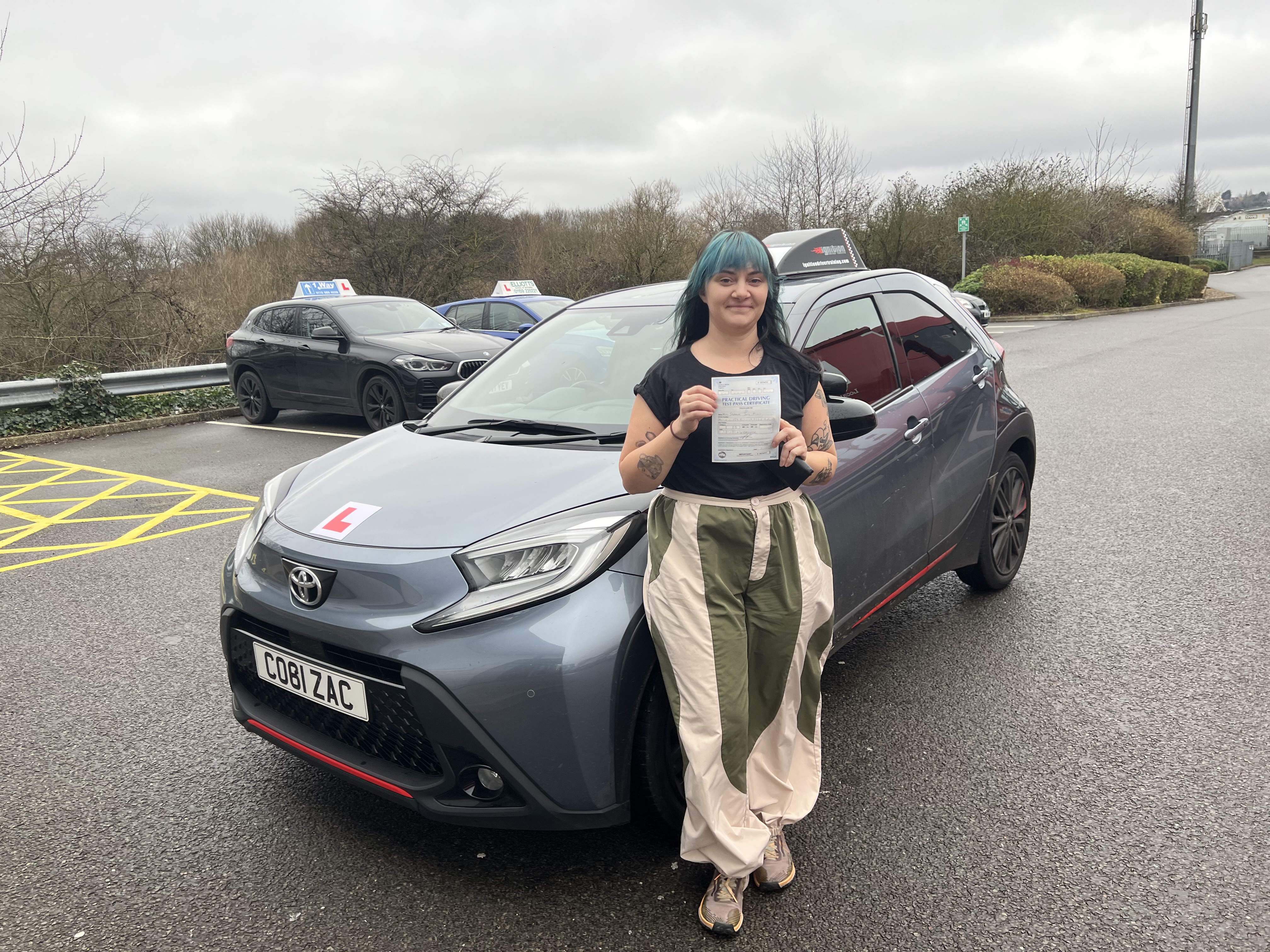 Steph passed her test!