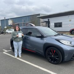 Shayla passed first time!