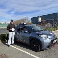 Isaac passed first time!