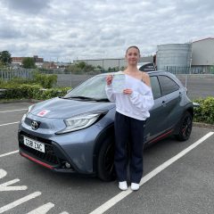 Isabelle passed first time!