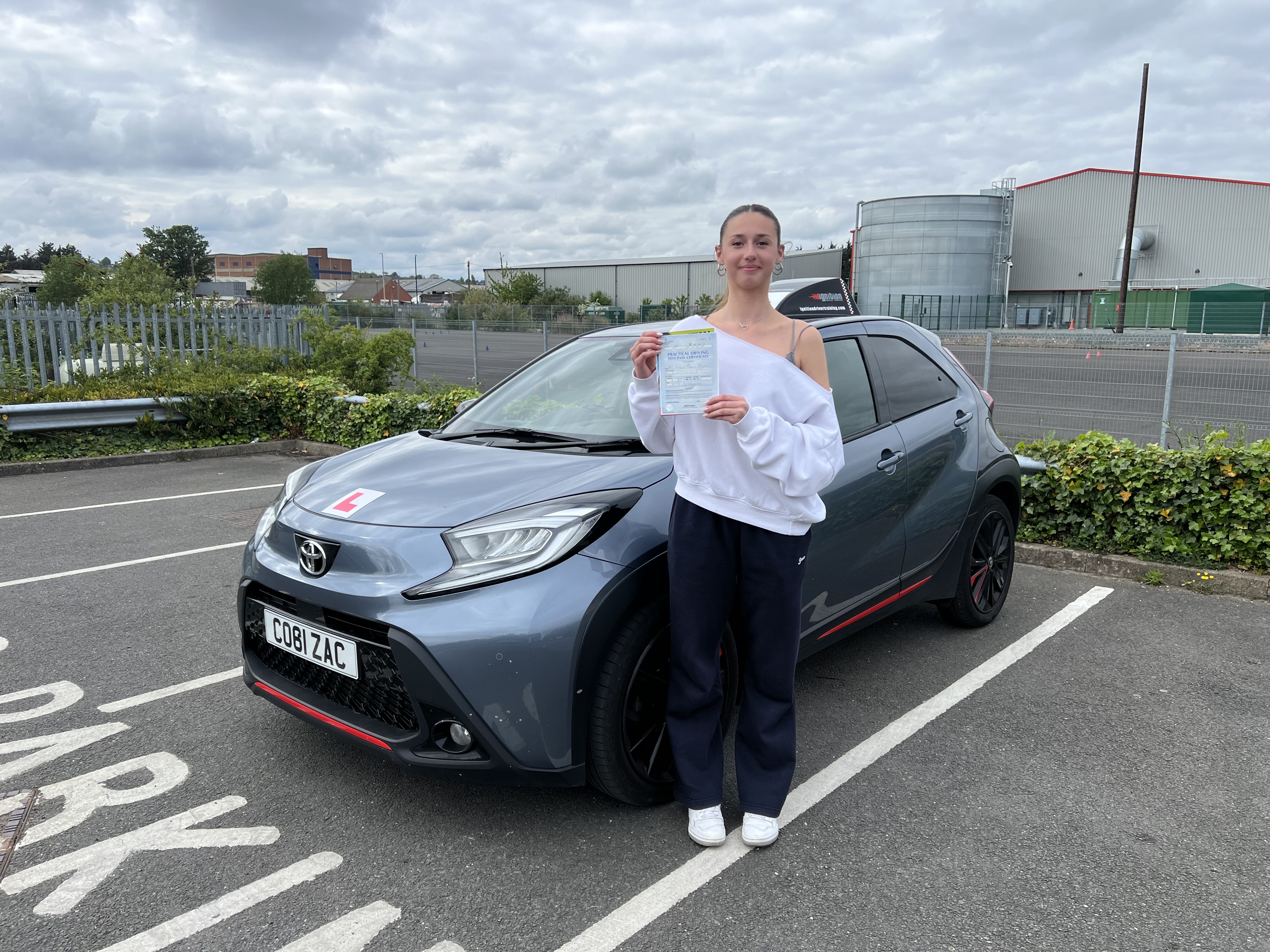 Isabelle passed first time!