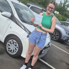 Isobel passed with zero minors!