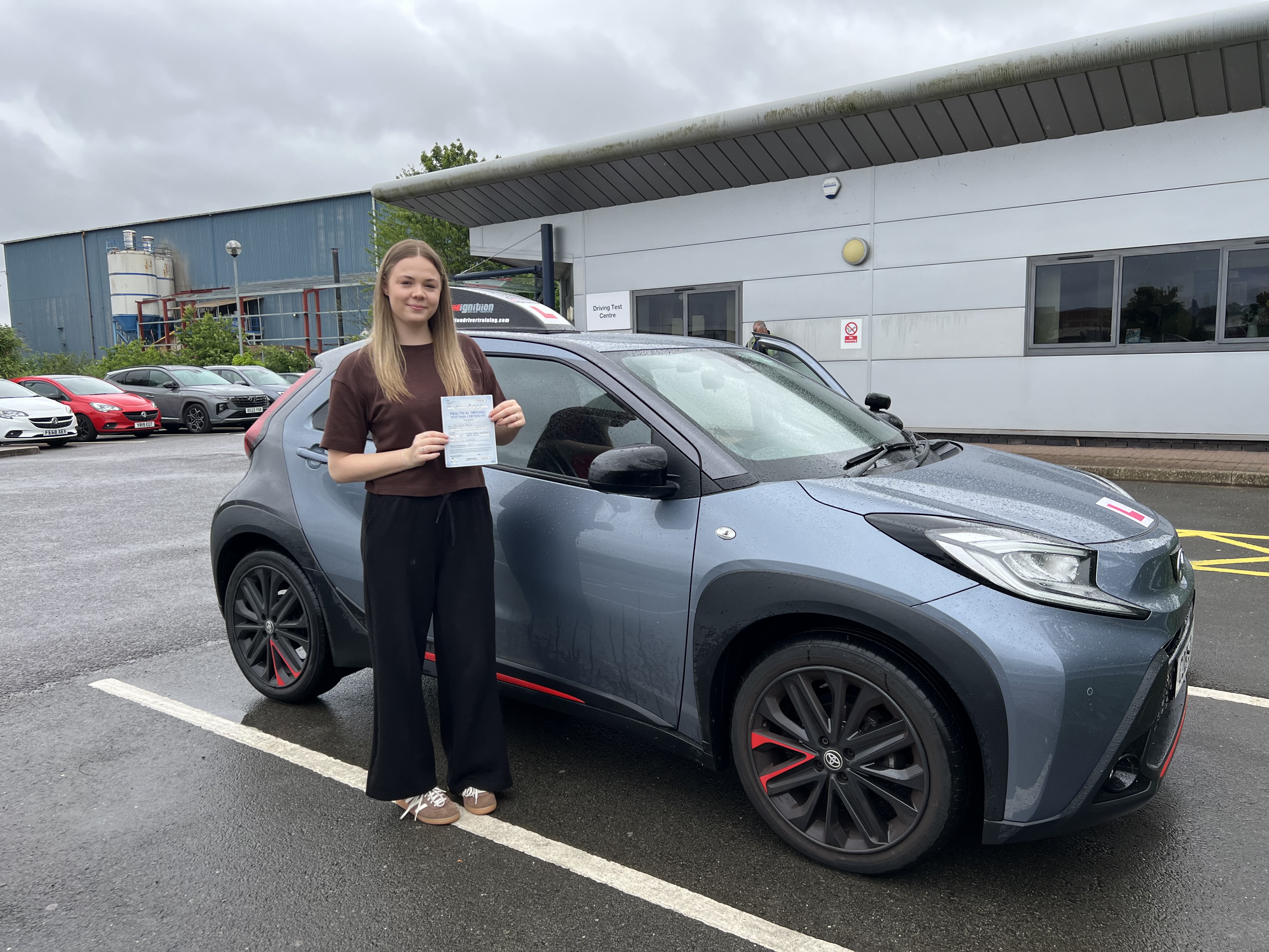 Ella passed first time!