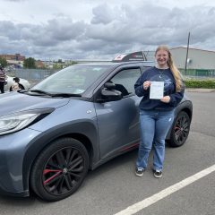 Esther passed first time