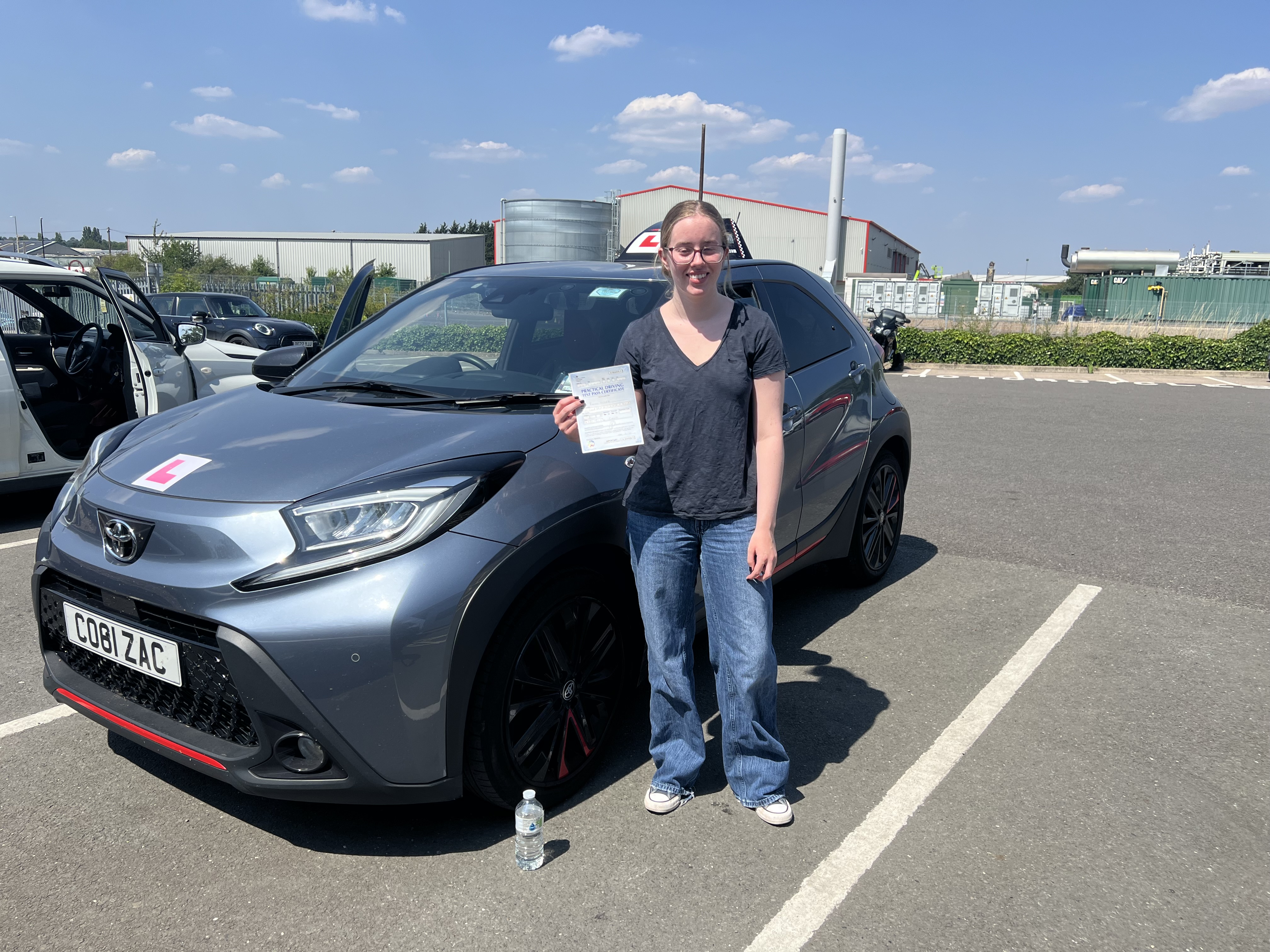 Rachel passed first time!
