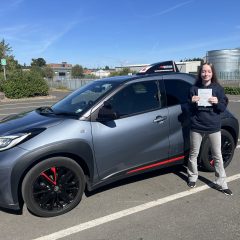Amelia passed her driving test!
