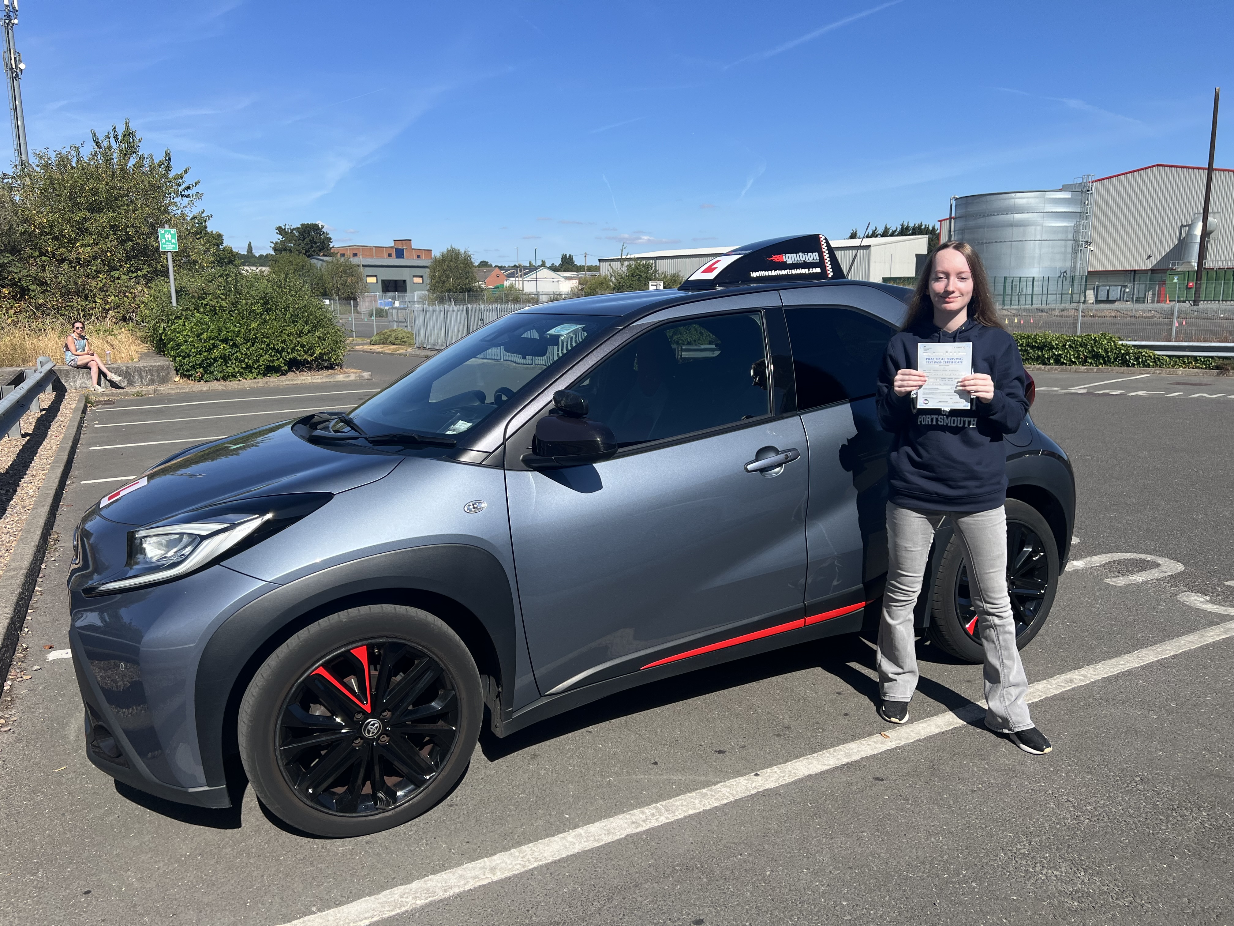 Amelia passed her driving test!