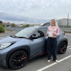 Holly passed first time!