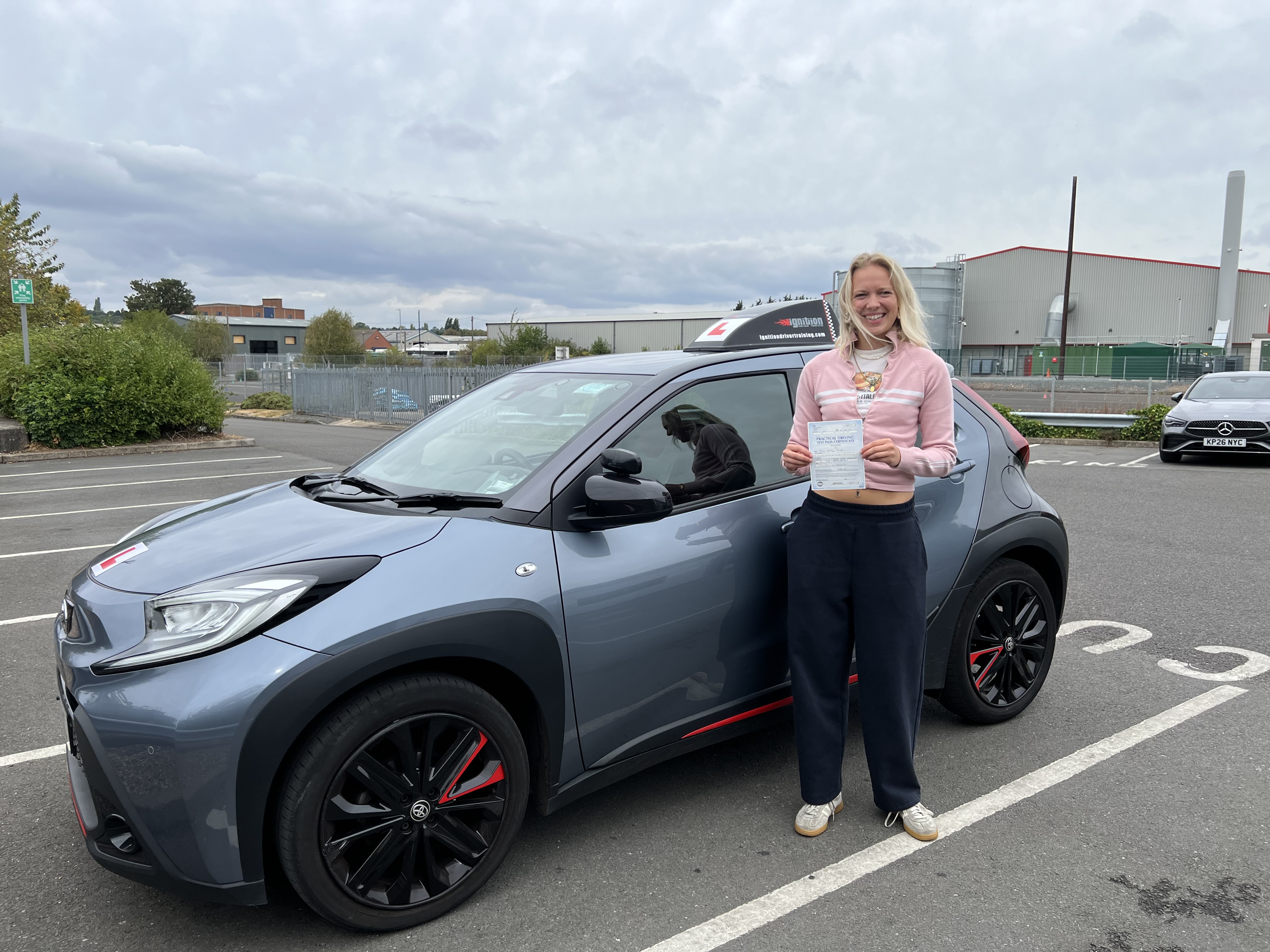 Holly passed first time!