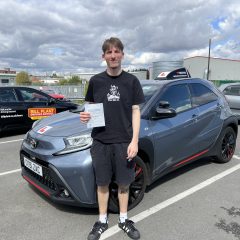 Jake passed first time!