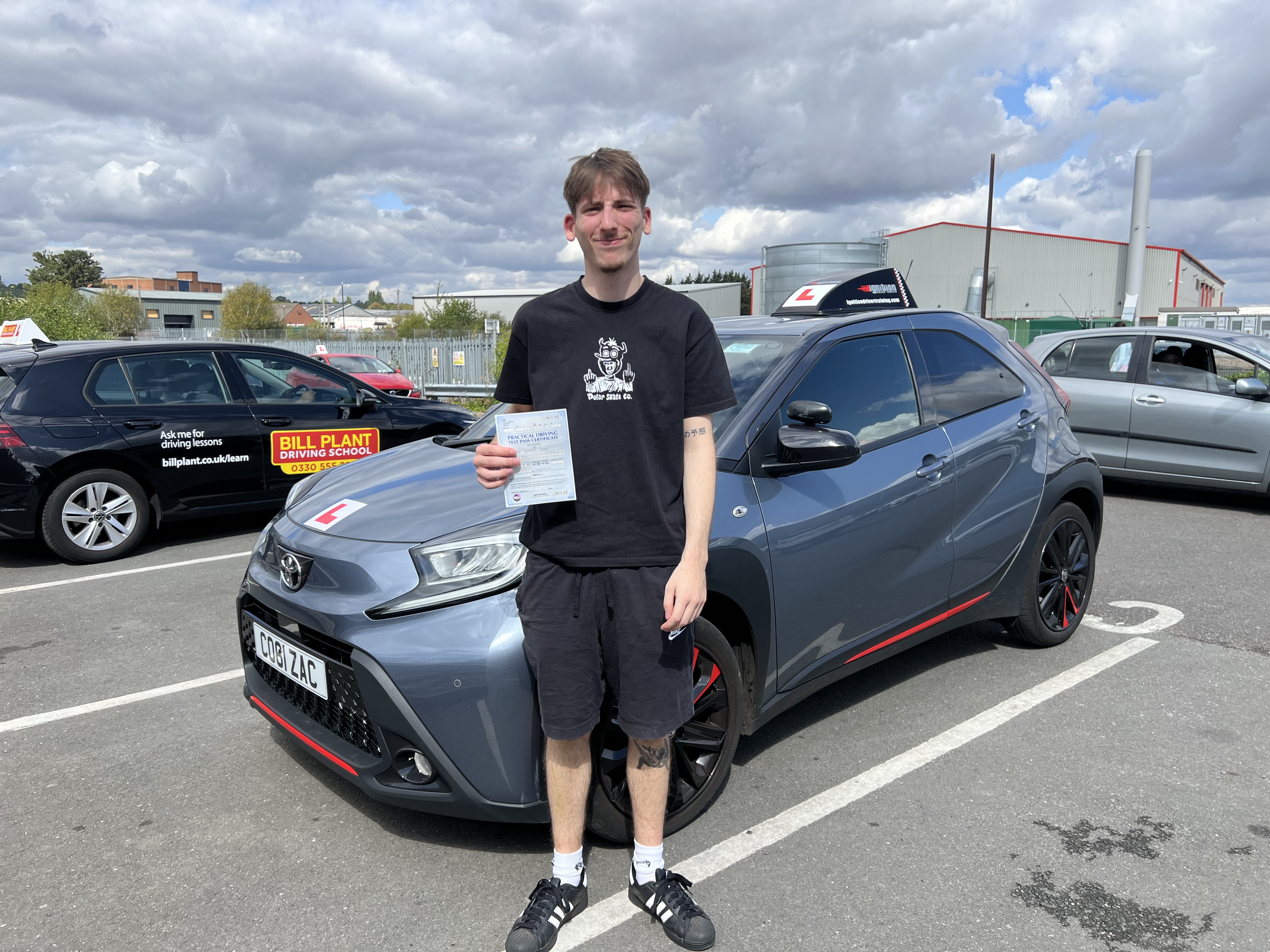 Jake passed first time!