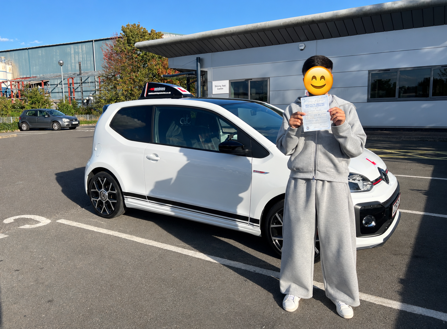 Hashim passed first time!